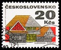 Slovensko - ÃÅiÃÂmany, Folk Architecture serie, circa 1972